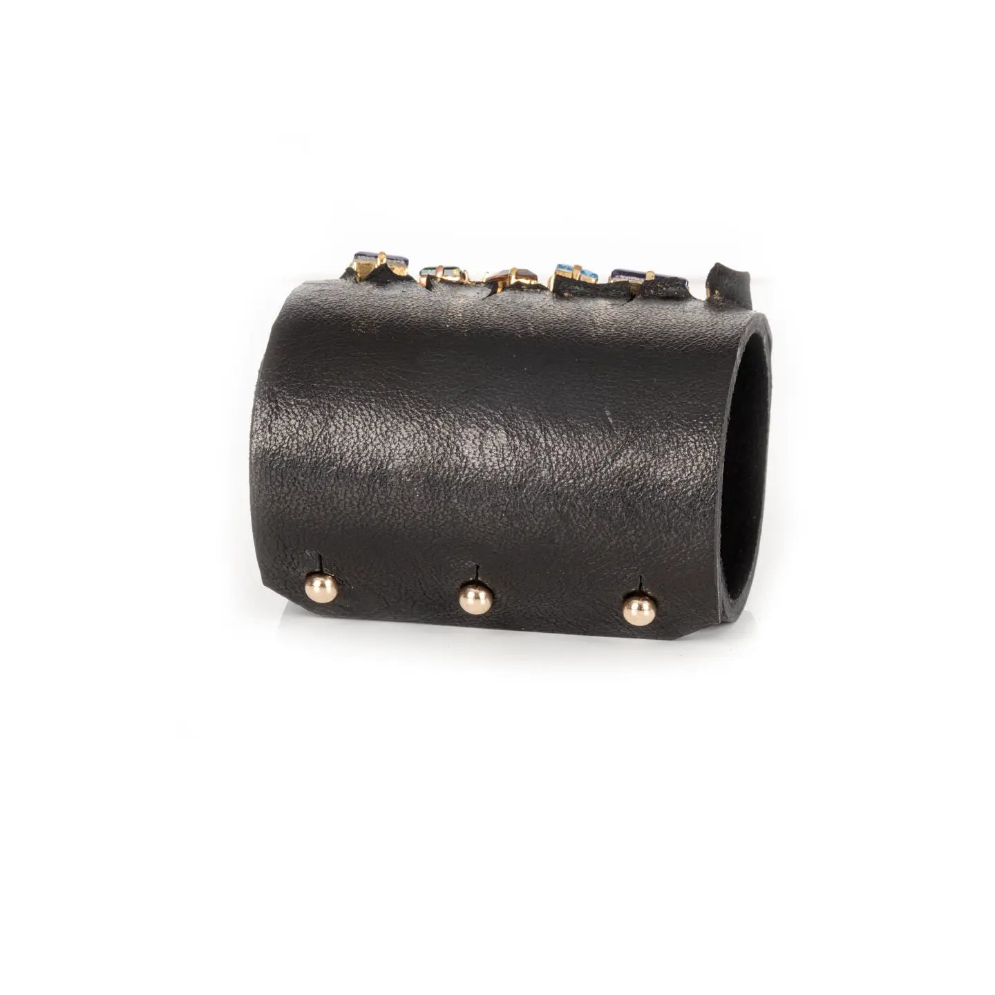 Midnight Atelier Mosaic Leather Cuff