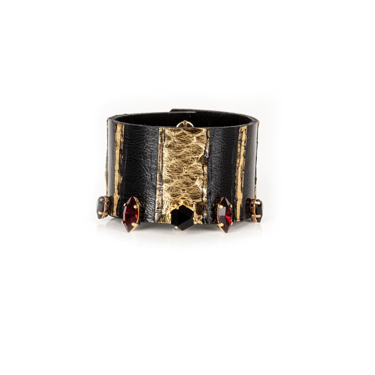 Molten Rebel Gold & Noir Statement Cuff