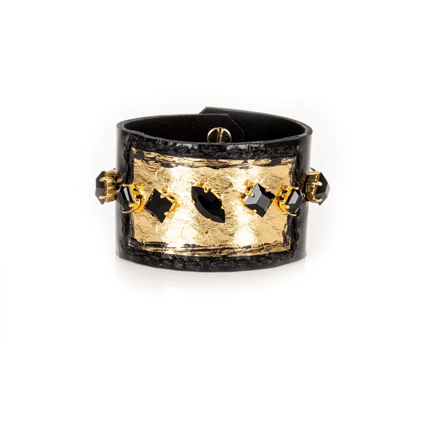 Noir Sovereign Gold Statement Cuff