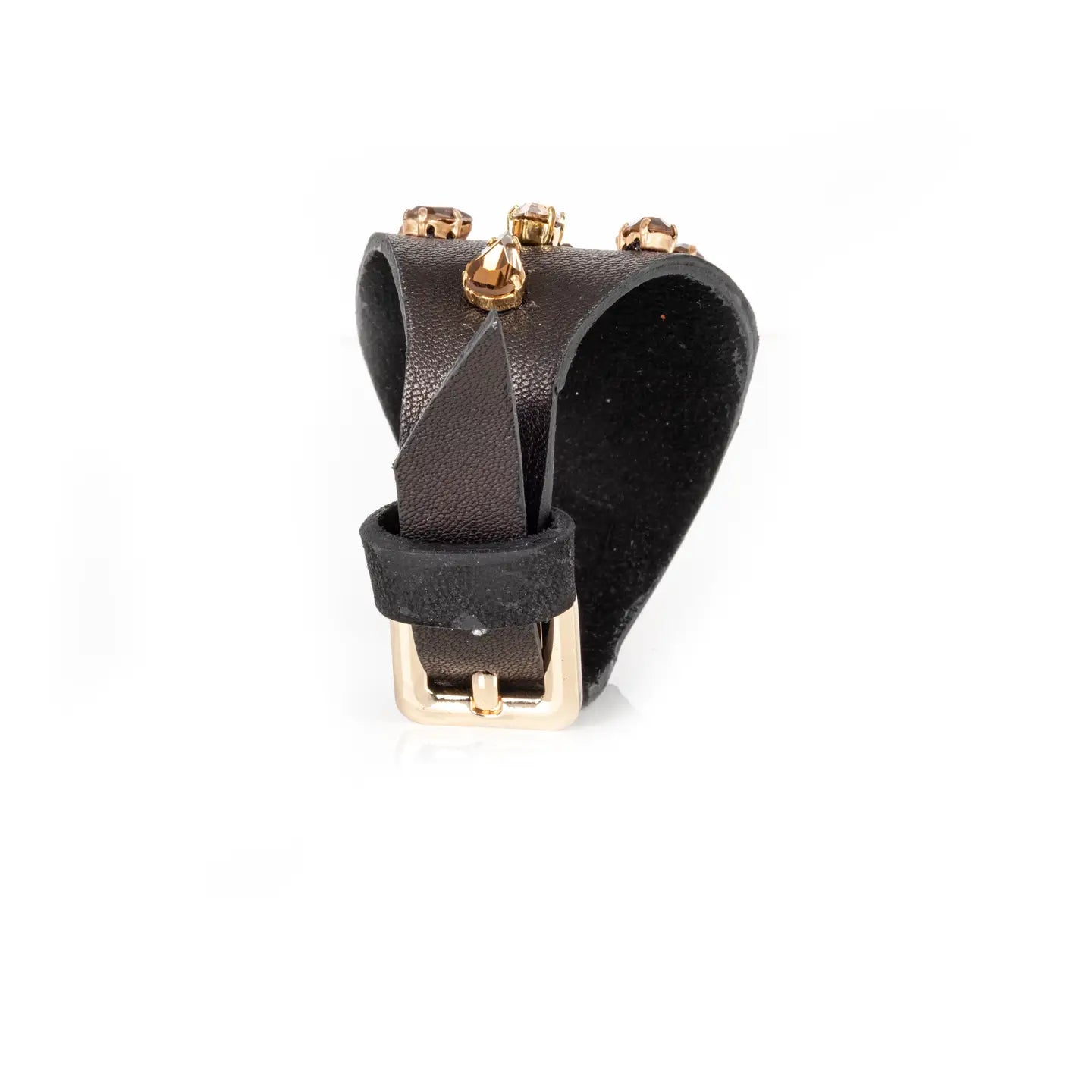 Golden Relic Leather Cuff Bracelet