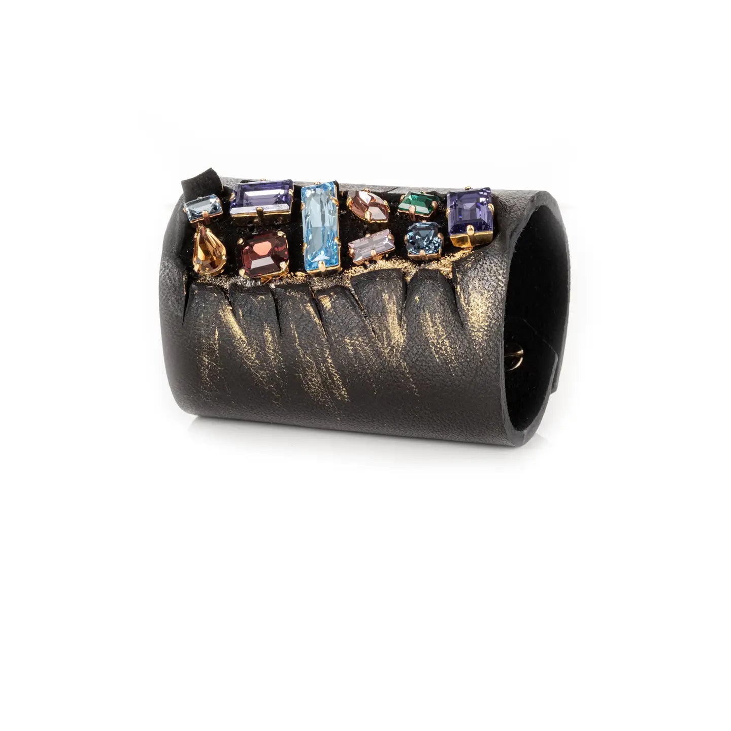 Midnight Atelier Mosaic Leather Cuff