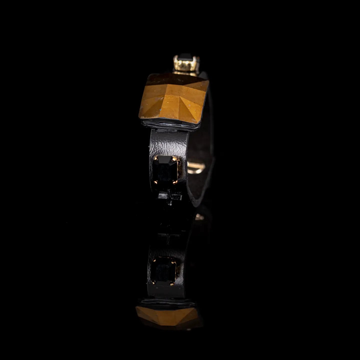 Obsidian Empire Pyramid Cuff