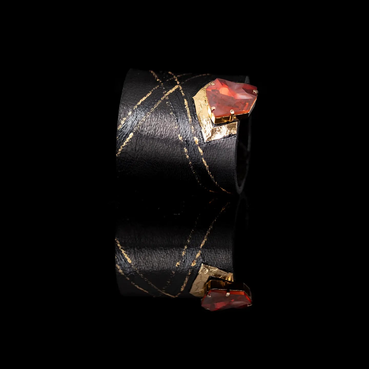 Crimson Eclipse Cuff